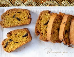 Cantucci potimarron, amandes, chocolat