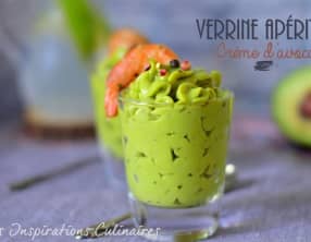 Verrines avocat crevettes