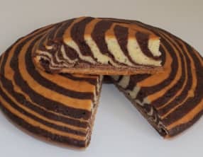 Gâteau zébré ou zebra cake
