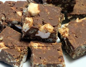 Chocolat crunchy à la guimauve