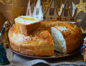 Brioche des Rois à l'orange confite