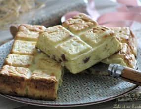 Clafoutis de poireaux lardons