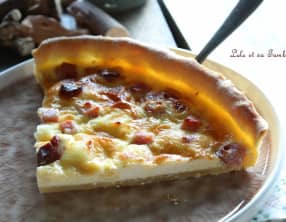 Quiche au bacon et kiri