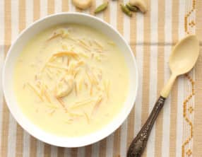 Vermicelles au lait à l'indienne