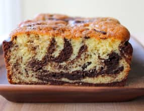 Cake marbré moelleux au chocolat au Thermomix