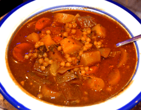 Bouillon De Légumes Et d'Agneau Pour Vos Couscous