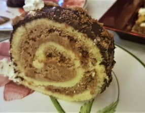 Bûche aux spéculoos