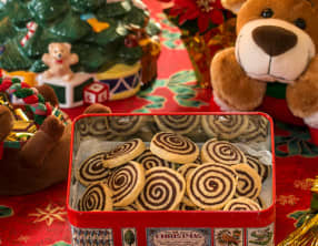 Sablés spirales vanille chocolat
