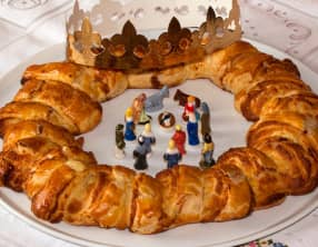 Galette des rois en couronne