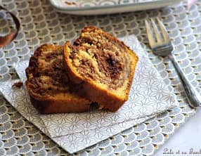 Marbré à la butternut et chocolat