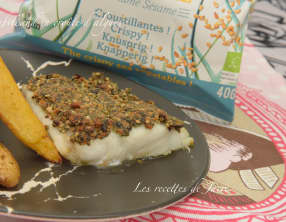 Cabillaud en croûte d'algues