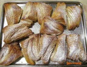 Biscuits feuilletés au sucre