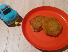 Galette de carottes et pois cassés