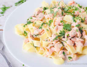 Tagliatelles au saumon