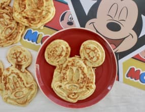 Gaufres salées au chèvre et à l'emmental