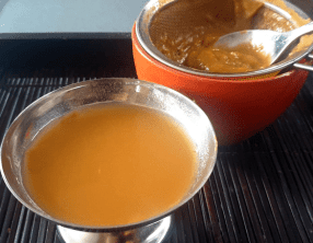 Bouillon aux crevettes