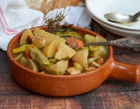 Pot au feu de tofu vegan