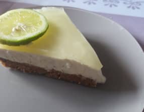 Cheesecake au citron vert sans cuisson