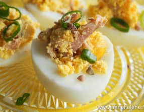 Oeufs mimosa au crabe