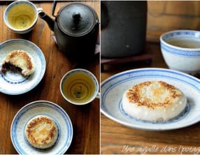 Gâteau de riz gluant à la pâte de haricots rouges