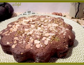 Gâteau à l'amande et pistache