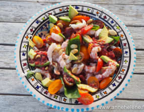 Bowl iodé de langoustines