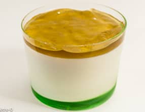 Panna cotta au confit de verveine
