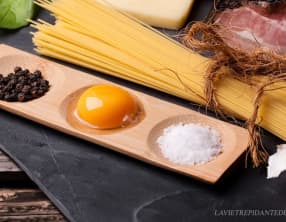 Sauce carbonara italienne