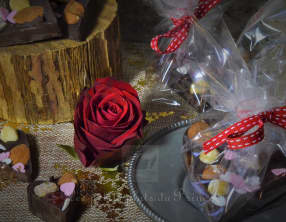 Coeur mendiant chocolat