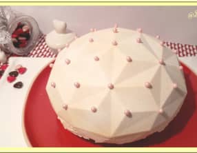 Entremets mangue, passion