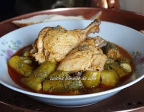 Tajine courgettes poulet