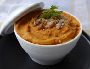 Purée de patate douce à la châtaigne