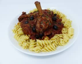 Blanquette de dinde à l'italienne