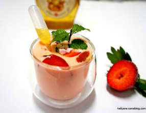 Mousse au chocolat au gingembre et fruits rouges