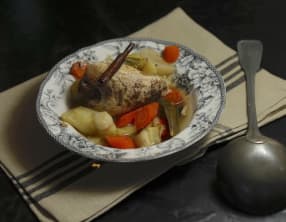 Pot au feu de coquelet aux épices