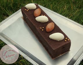 Bûche Poire Noisette Tonka