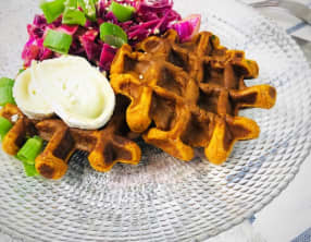 Gaufres à la patate douce