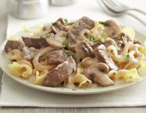 Boulettes de viande à la sauce Stroganoff
