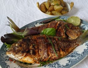 Dorades croustillantes au Curry thaï