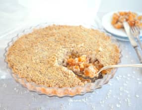Butternut en crumble salé au poivre rouge
