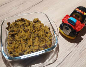 Petit pot lentilles, poireaux, carotte et jambon