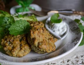 Croquettes aux lentilles vertes et au curry
