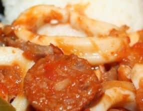 Encornets à la basquaise