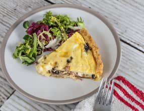 Quiche aux champignons