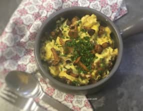 Brouillade aux girolles