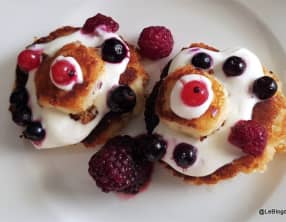 Beignets keto au fromage blanc