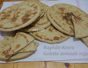 Galette de semoule d'orge