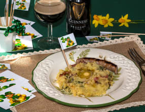 Colcannon Irish mash, purée irlandaise