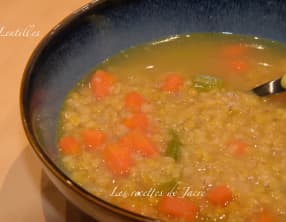 Soupe de lentilles