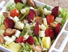 Salade Magrets de Canard, Haricots, Fromage